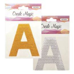 144 Pieces Crystal Sticker A - Craft Beads