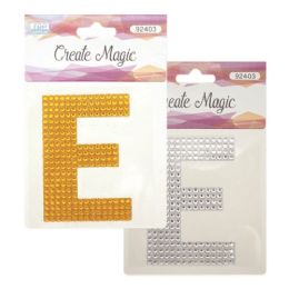 144 Units of Crystal Sticker E - Craft Beads