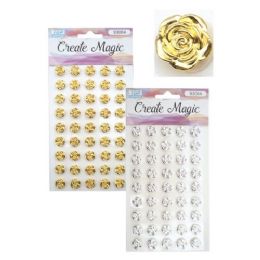 96 Wholesale Craft Flower Sticker