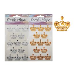 96 Wholesale Craft Crown Sticker