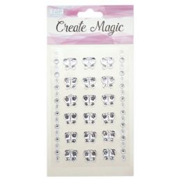 144 Wholesale Craft Magic Sticker Butterfly Silver
