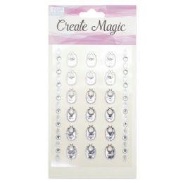 144 Wholesale Craft Magic Sticker Baby Silver