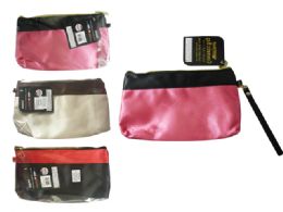 144 Wholesale Cosmetic Makeup Bag With Strap