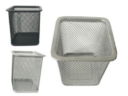 96 Wholesale Wire Mesh Pen & Stationery Holder