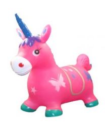 8 Pieces Inflatable Pink Unicorn - Balloons & Balloon Holder