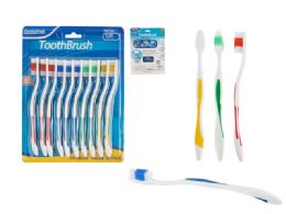 144 Wholesale 10 Piece Toothbrush