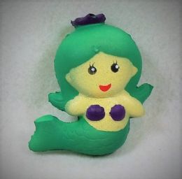 12 of Slow Rising Squishy Toy Green Mermaid