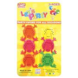 96 Pieces Party Favor Six Piece Jumping Frogs - Party Favors
