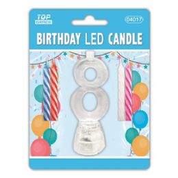 96 Pieces Number Eight Led Candle - Birthday Candles