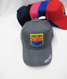36 Pieces "arizona" Kids Cap Assorted Colors - Kids Baseball Caps