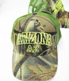 36 Pieces "arizona" Kids Camo Cap Assorted Colors - Kids Baseball Caps