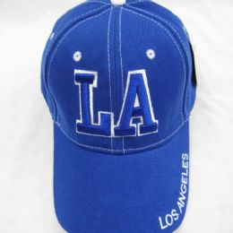 36 of "los Angeles" Base Ball Cap Blue Only