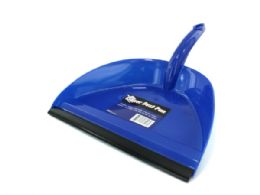 72 Pieces Wide Mouth Dust Pan With Rubber Edge - Dust Pans