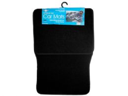 6 Pieces Universal Black Car Mat Set - Auto Sunshades and Mats
