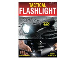 12 Pieces Waterproof Tactical Zoom Flashlight With 5 Settings - Flash Lights