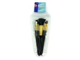 72 Pieces Cosmetic Brushes In Case - Cosmetic Cases