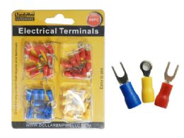 144 Pieces 40pc Electrical Terminals In 3 Asst Colors - Electrical