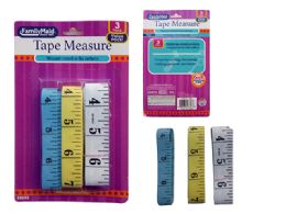 96 Wholesale 3 Piece Tape Measures