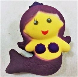 36 Wholesale Slow Rising Squishy Toy *purple Mermaid