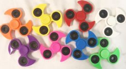 48 Wholesale Wholesale Fan Paddle Design Fidget Spinners Assorted