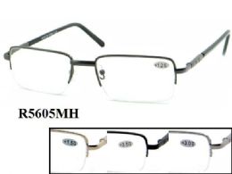 48 Wholesale Metal Reading Glasses Assorted