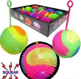 36 Wholesale 3" Flashing Spiky YO-Yo Balls