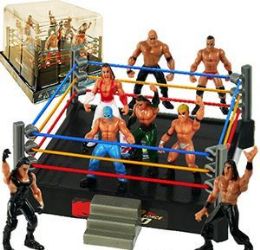 12 Wholesale 8 Piece Wrestlers And Arena