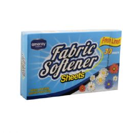 48 Wholesale Fabric Softener Sheet 30ct Fresh Linen