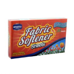 48 Wholesale Fabric Softener Sheet 30ct Spring Fresh