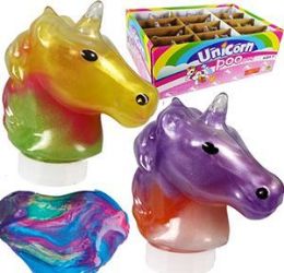 48 Wholesale Unicorn Poo Putty Slimes