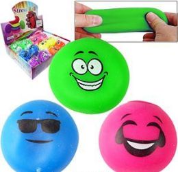 288 Wholesale 2.5" Emoji Stress Balls