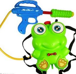 24 Pieces Frog Backpack Water Blasters - Water Guns