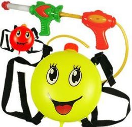 6 Wholesale Happy Face Backpack Water Blasters