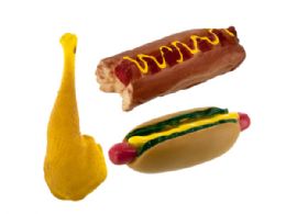 36 Wholesale Meat Lovers Squeaking Dog Toy
