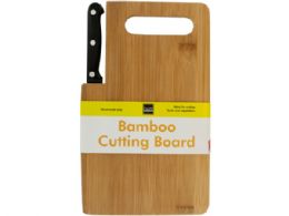 12 Wholesale Bamboo Cutting Board With BuilT-In Knife