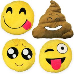 24 Wholesale 12" Plush Emojis
