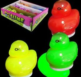 48 Wholesale Neon Duck Funny Slime