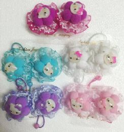 60 Units of Kitty Hair Band - PonyTail Holders