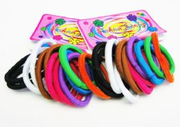 72 Units of 12 Pack Hair Scrunchies - PonyTail Holders