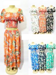 Ladies TwO-Piece Tropical Set
