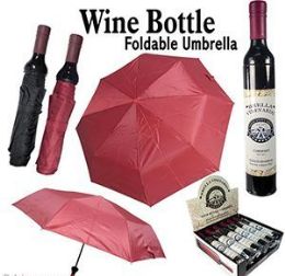 12 Wholesale Wine Bottle Umbrellas