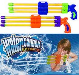 24 Pieces 19" 3-Nozzle Pump Water Cannons - Water Guns