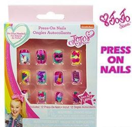 96 Pieces Jojo Siwa 12 Piece Press On Nails - Manicure and Pedicure Items