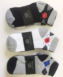 72 Pairs Men Cotton Short Socks Size10-13 - Mens Ankle Sock
