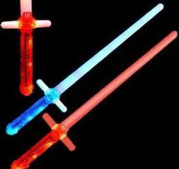 96 Wholesale Flashing Cross Hilt Swords