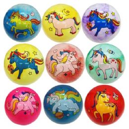 96 Wholesale 12" Inflatable Ball [unicorns]