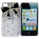 6 Wholesale I Phone Case 3d Bow In Black Clear