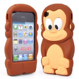 12 Wholesale I Phone 4s Case Big Monkey In Brown