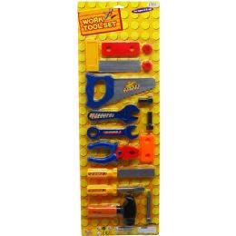 24 Wholesale 16 Piece Work Tool Set In Blister Card