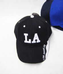 36 Pieces Kid's "los Angeles" Base Ball Cap - Kids Baseball Caps